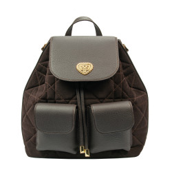 Mochila de mujer 308g suede café