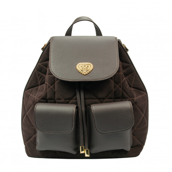 Mochila de mujer 308g suede café