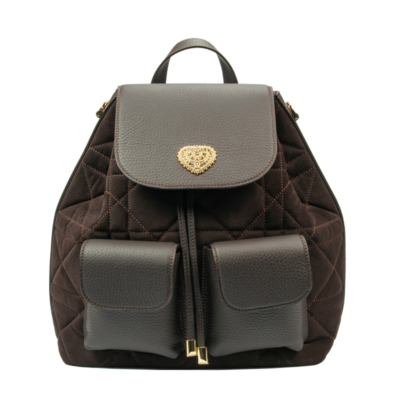 Mochila de mujer 308g suede café