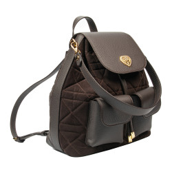 Mochila de mujer 308g suede café