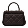 Bolso de mujer de hombro 049g gamuza espresso