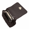 Bolso de mujer de hombro 049g gamuza espresso