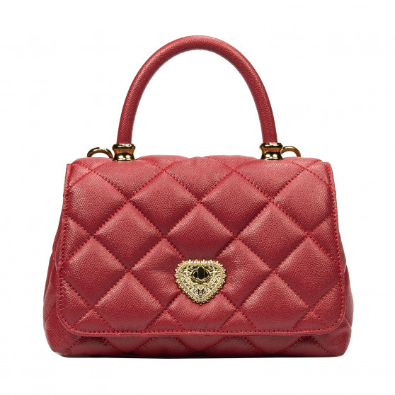 Bolso de mujer de hombro 049g rojo safiano