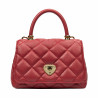 Bolso de mujer de hombro 049g rojo safiano