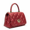 Bolso de mujer de hombro 049g rojo safiano
