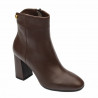 Botines de tacón para mujer 1407 café
