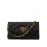 Bolso de hombro para mujer 048g negro caviar
