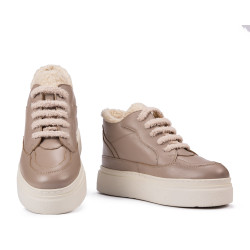 Botines de mujer 3403 capuchino