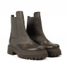 Botines mujer 3390 caqui combinado