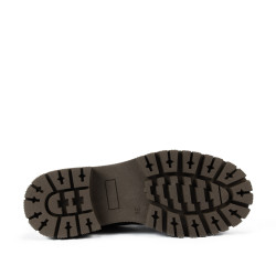 Botines mujer 3390 caqui combinado