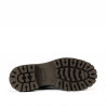 Botines mujer 3390 caqui combinado