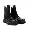 Botines de mujer 3390 negro combinado