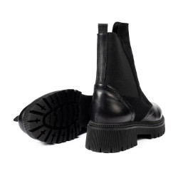 Botines de mujer 3390 negro combinado