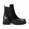 Botines de mujer 3390 negro combinado