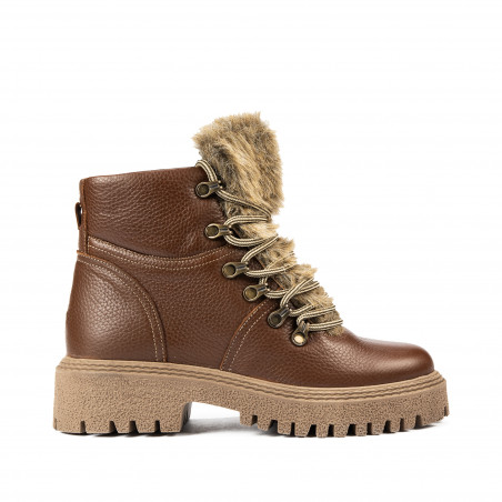 Botines de mujer 3378 marrón
