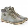 Botines mujer 3274 arena+café