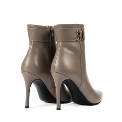 Botines con tacón mujer 1400 capuchino