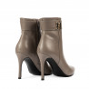 Botines con tacón mujer 1400 capuchino