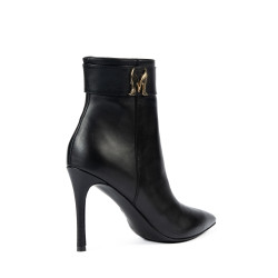 Botines con tacón para mujer 1400 negro