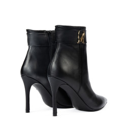 Botines con tacón para mujer 1400 negro