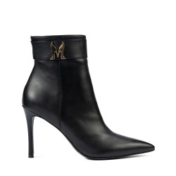 Botines con tacón para mujer 1400 negro