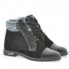 Botas de mujer 3281 negro combinado