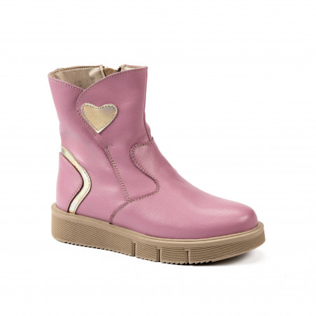 Botines para niños pequeños 110c rosa combinado
