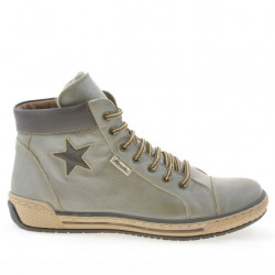 Botines mujer 3274 arena+café