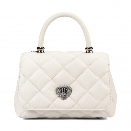 Bolso de mujer de hombro 049g 01 panna safiano