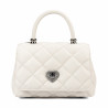 Bolso de mujer de hombro 049g 01 panna safiano