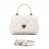 Bolso de mujer de hombro 049g 01 panna safiano