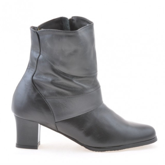 Botines de mujer 1122 negro+gris
