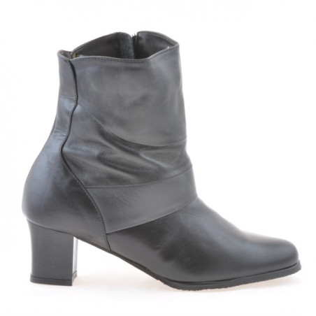 Botines de mujer 1122 negro+gris