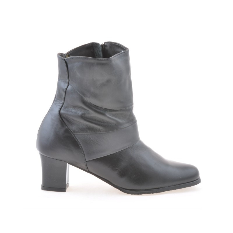 Botines de mujer 1122 negro+gris