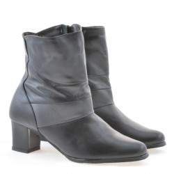 Botines de mujer 1122 negro+gris