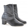Botines de mujer 1122 negro+gris