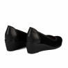 Zapatos casuales de mujer 6094 bufo negro combinado