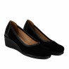 Zapatos casuales de mujer 6094 bufo negro combinado