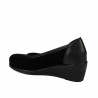 Zapatos casuales de mujer 6094 bufo negro combinado