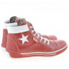 Botas mujer 3274 rojo+blanco
