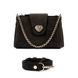 Bolso de hombro para dama 051g camoscio toffee