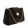 Bolso de hombro para dama 051g camoscio toffee