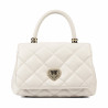Bolso de mujer de hombro 049g panna saffiano