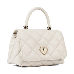 Bolso de mujer de hombro 049g panna saffiano