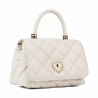 Bolso de mujer de hombro 049g panna saffiano
