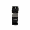Cinturón para hombres 71b bicolor negro+negro caviar