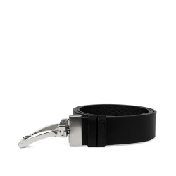 Cinturón para hombres 71b bicolor negro+negro caviar