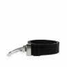 Cinturón para hombres 71b bicolor negro+negro caviar