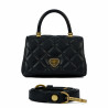 Bolso de hombro de mujer 049g biz negro