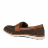 Mocasines de mujer 6100 bufo café combinado